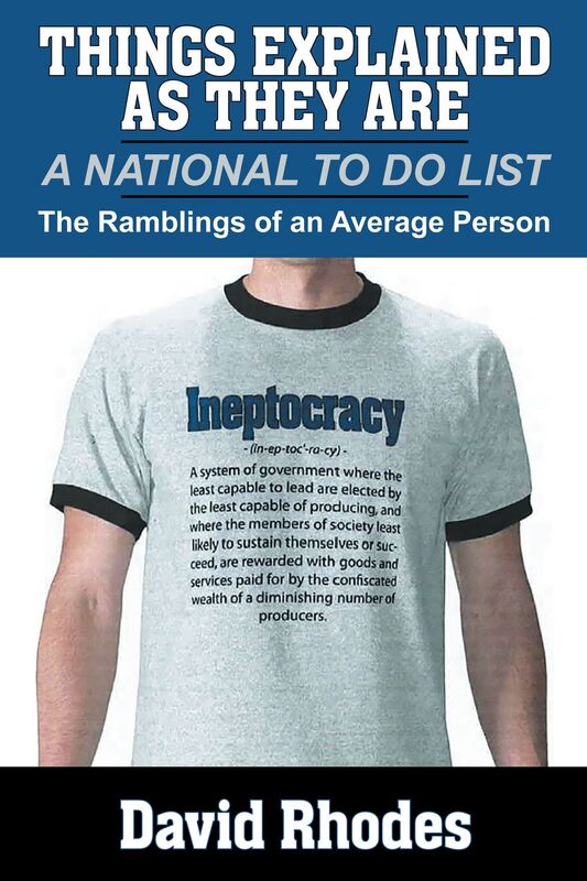 Things Explained as They Are: A National To Do List: The Ramblings of An Average Person