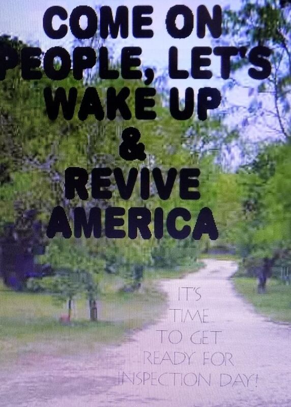 Come On People, Let's Wake Up & Revive America!