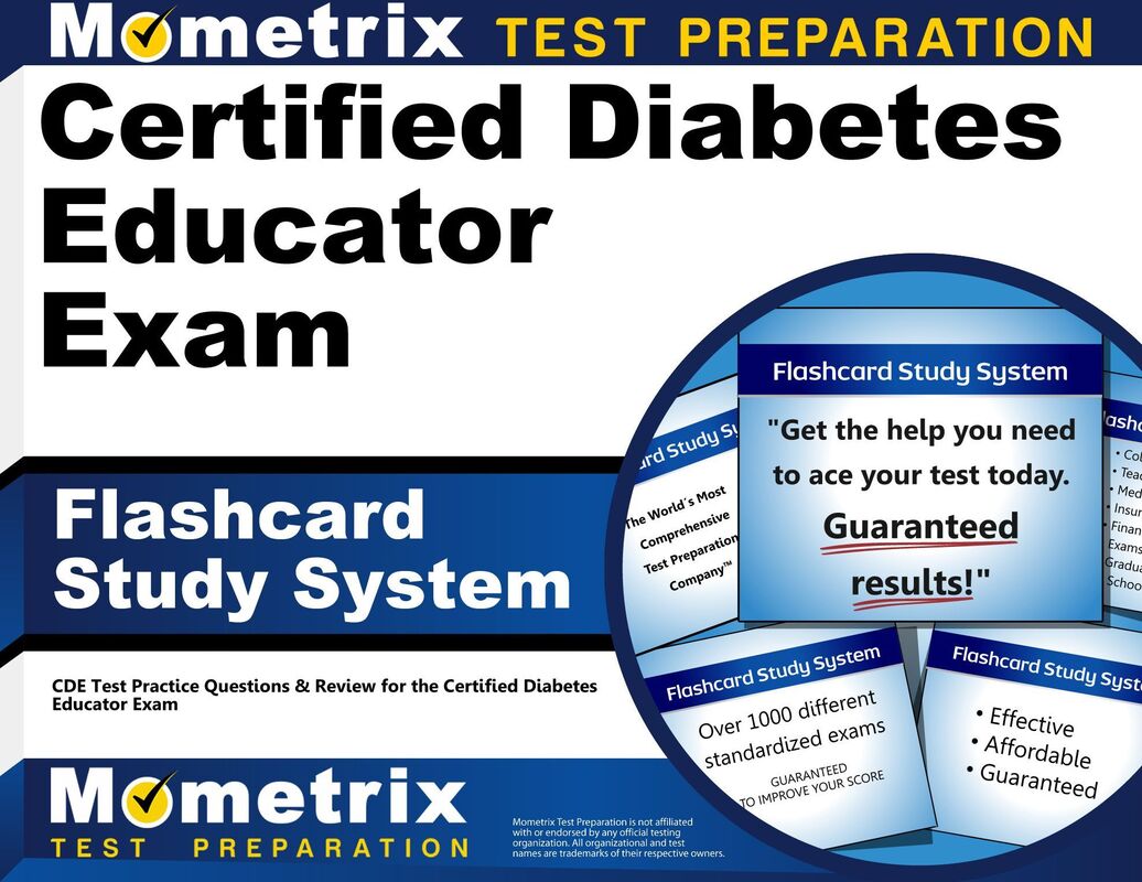 Certified Diabetes Educator Exam Flashcard Study System: CDE Test Practice Questions & Review for the Certified Diabetes Educator Exam
