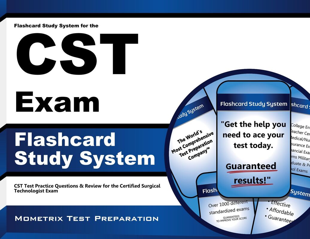 Flashcard Study System for the CST Exam: CST Test Practice Questions & Review for the Certified Surgical Technologist Exam