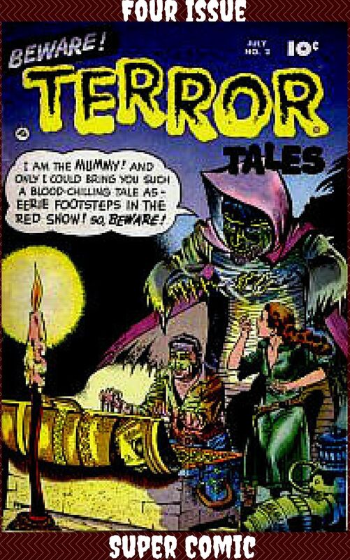 Beware Terror Tales Four Issue Super Comic