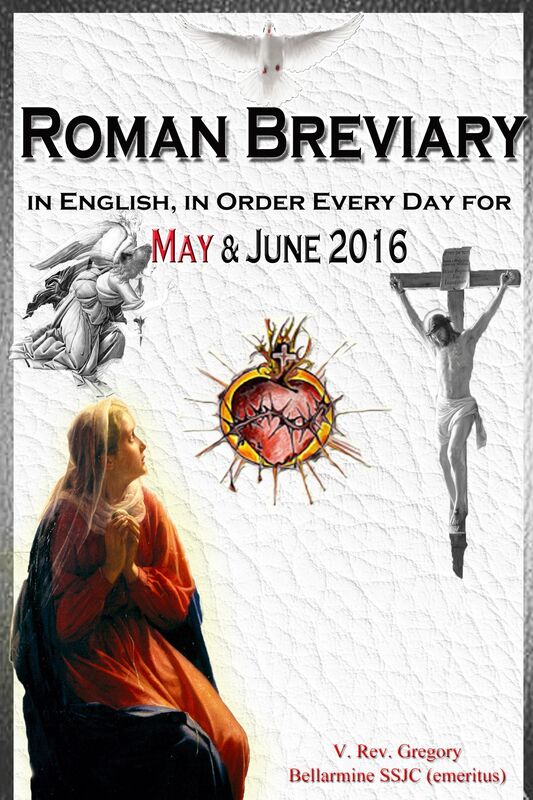 Roman Breviary May June 2016