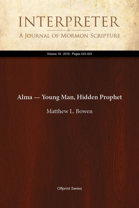 Alma Young Man, Hidden Prophet