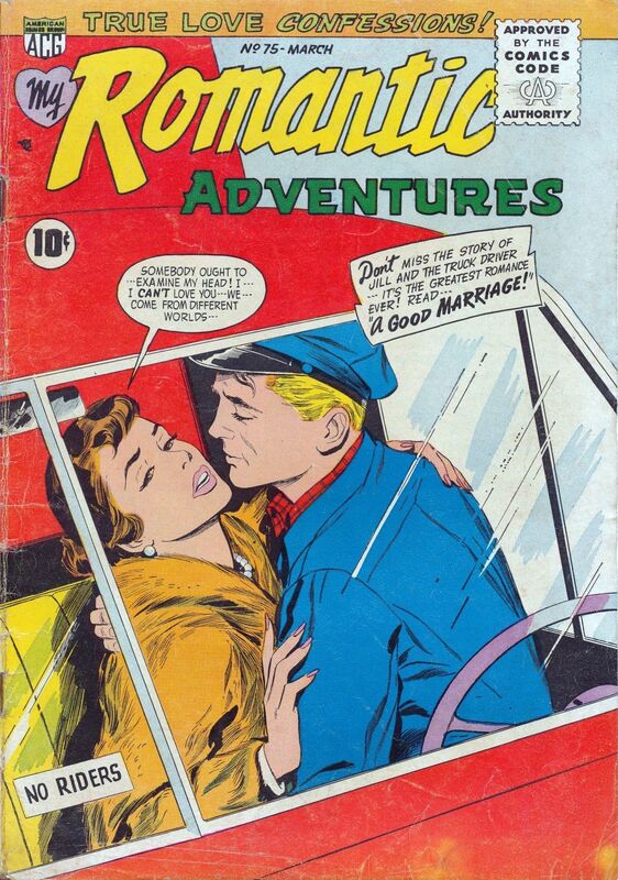My Romantic Adventures Number 75 Love Comic Book