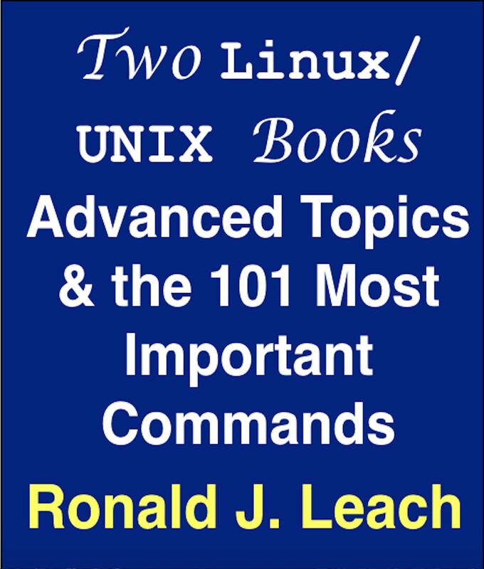 Two Linux/UNIX Books: Advanced Topics & the 101 Most Important Commands