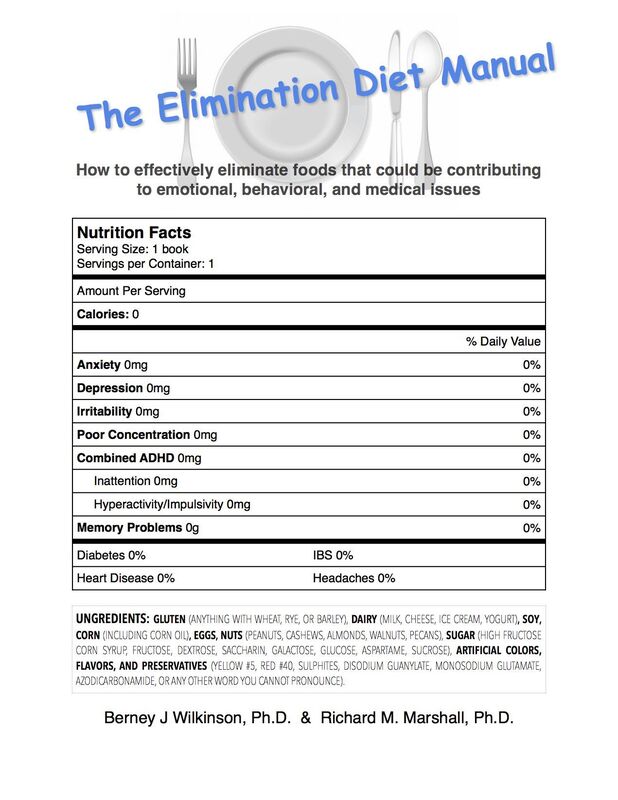 The Elimination Diet Manual: How to effectively eliminate foods that could be contributing to emotional, behavioral, and medical issues