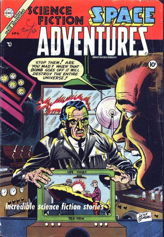 Space Adventures Number 9 Science Fiction Comic Book