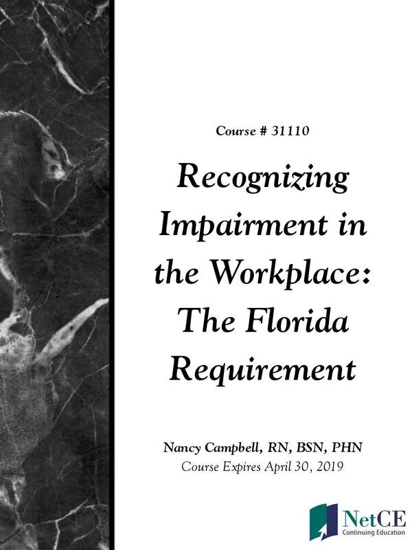 Recognizing Impairment in the Workplace: The Florida Requirement