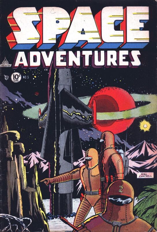 Space Adventures Number 5 Science Fiction Comic Book
