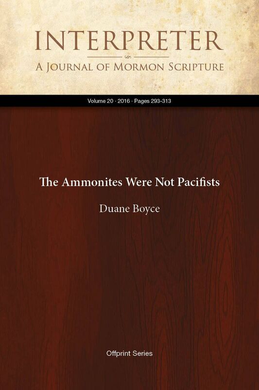 The Ammonites Were Not Pacifists