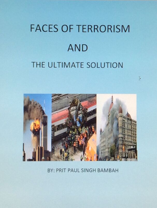 Faces of Terrorism and the Ultimate solution