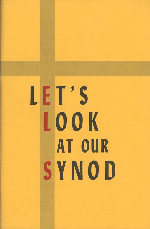 Let's Look at Our Synod