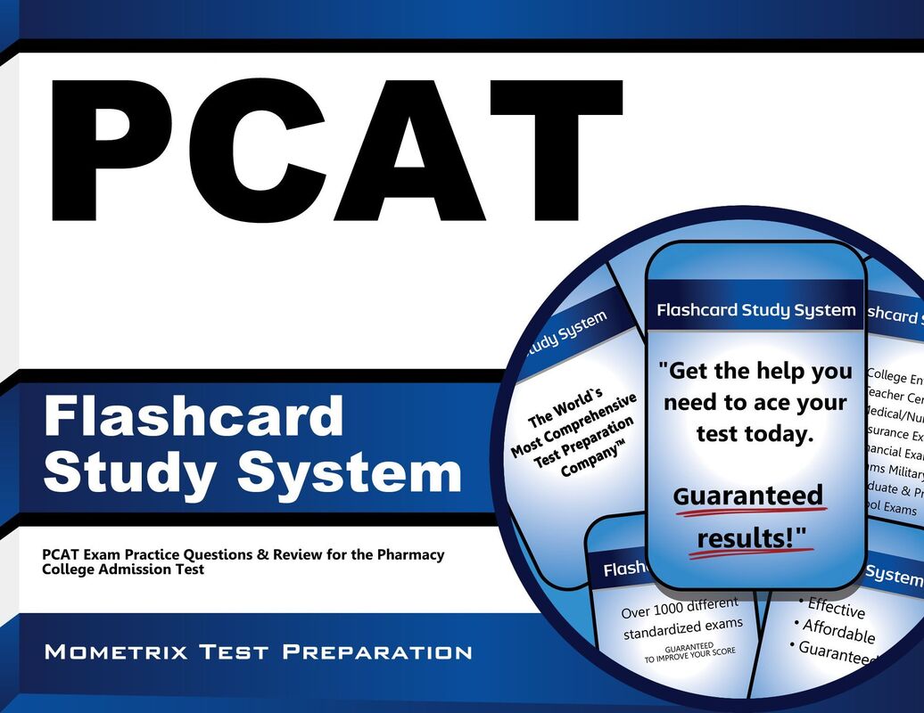 PCAT Flashcard Study System: PCAT Exam Practice Questions & Review for the Pharmacy College Admission Test
