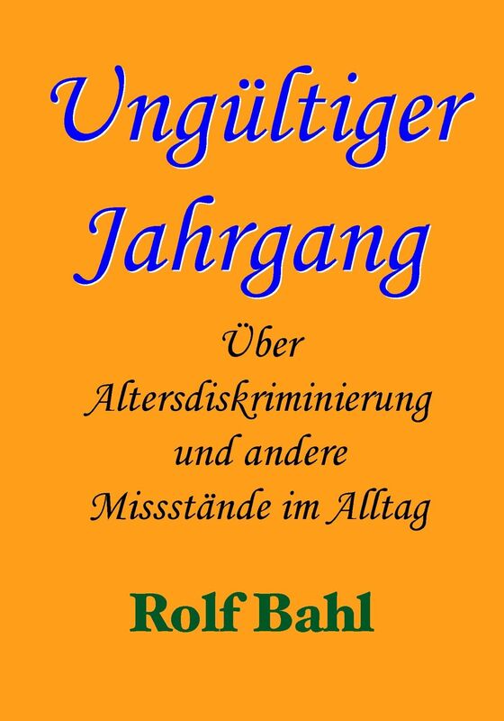 Ungultiger Jahrgang