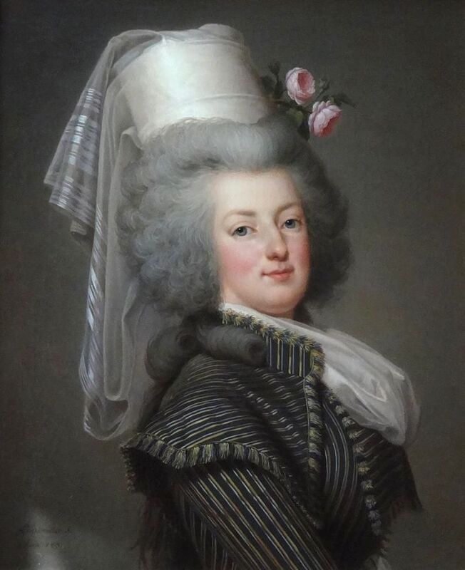 Queen of France Marie Antoinette and Madame du Barry