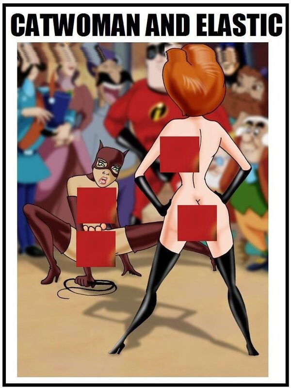 Cat Woman & Elastic (Erotic Comic)