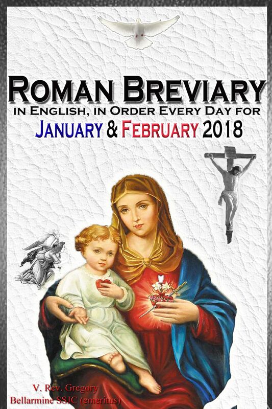 The Roman Breviary: in English, in Order, Every Day for January & February 2018
