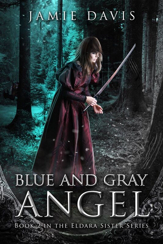 Blue and Gray Angel