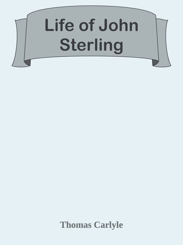 Life of John Sterling