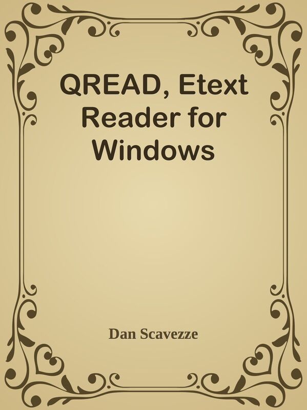 QREAD, Etext Reader for Windows