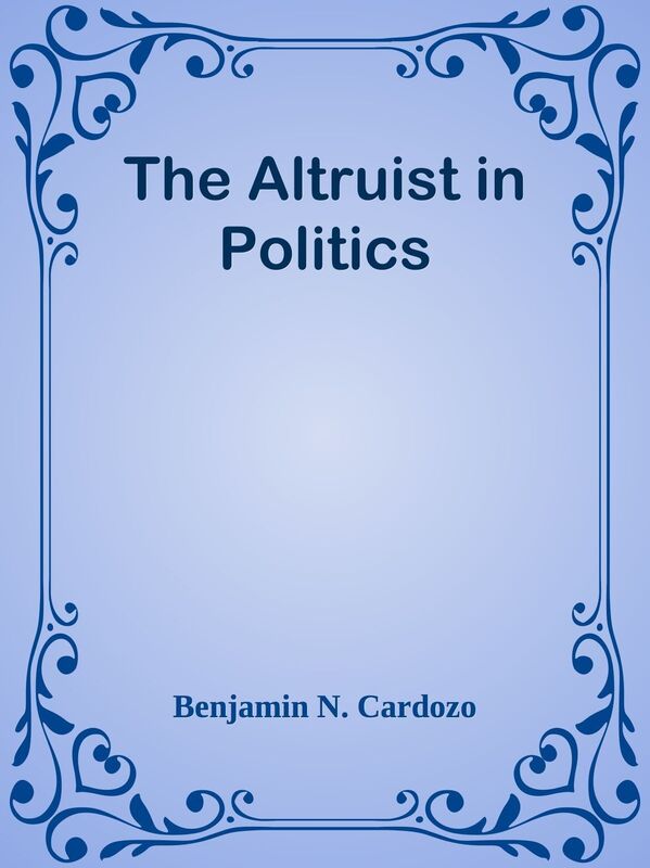The Altruist in Politics
