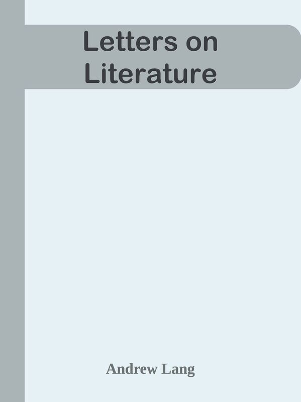 Letters on Literature