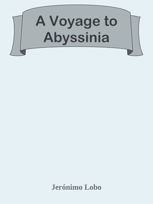 A Voyage to Abyssinia