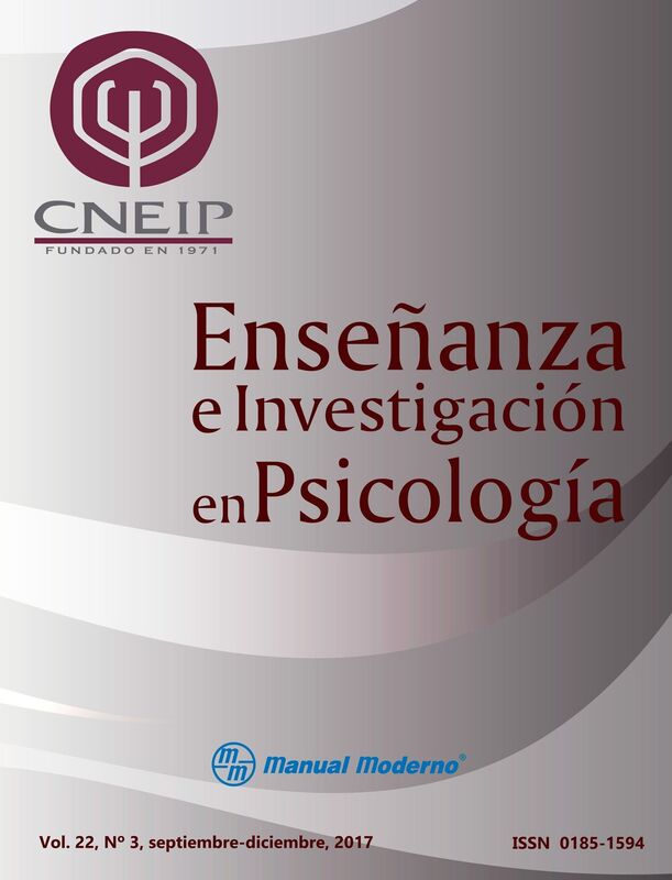 Ensenanza e Investigacion en Psicologia. Vol. 22 Num. 3