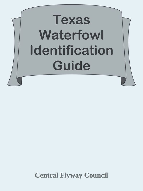 Texas Waterfowl Identification Guide