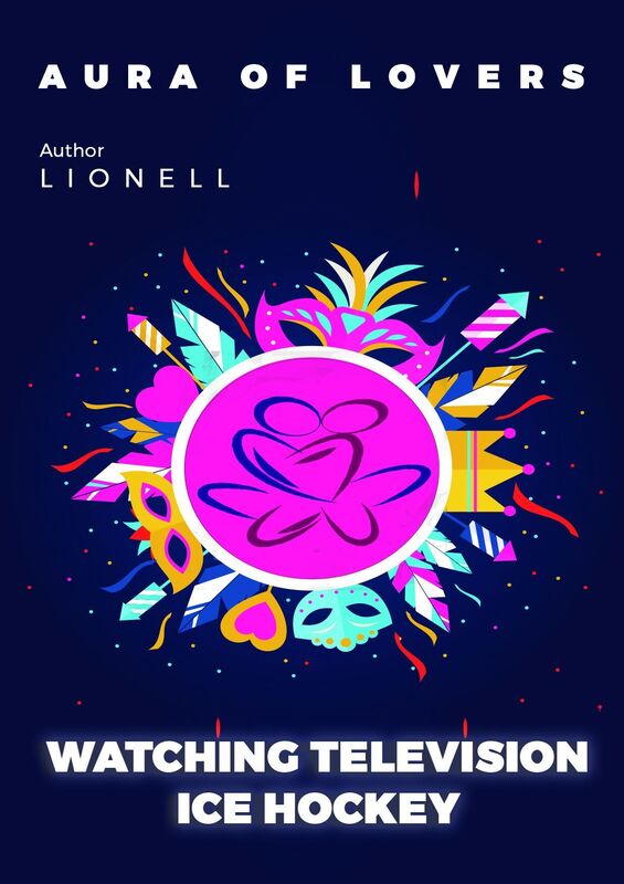 Aura Of Lovers Watching Television Ice Hockey