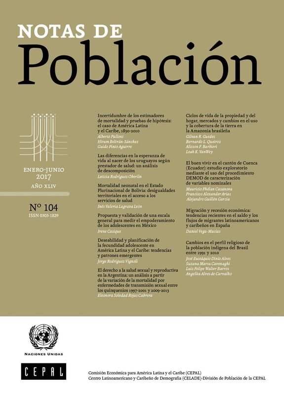 Notas de Poblacion Vol. 44 N 104
