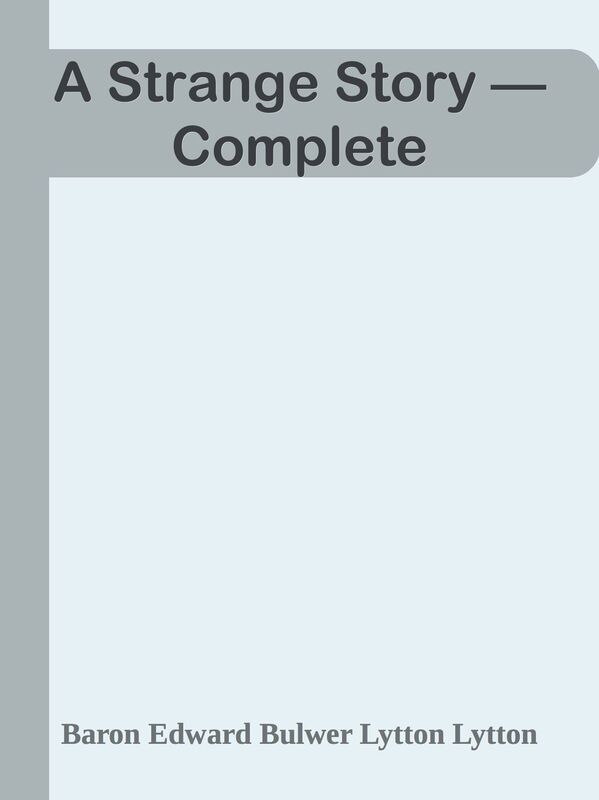 A Strange Story Complete
