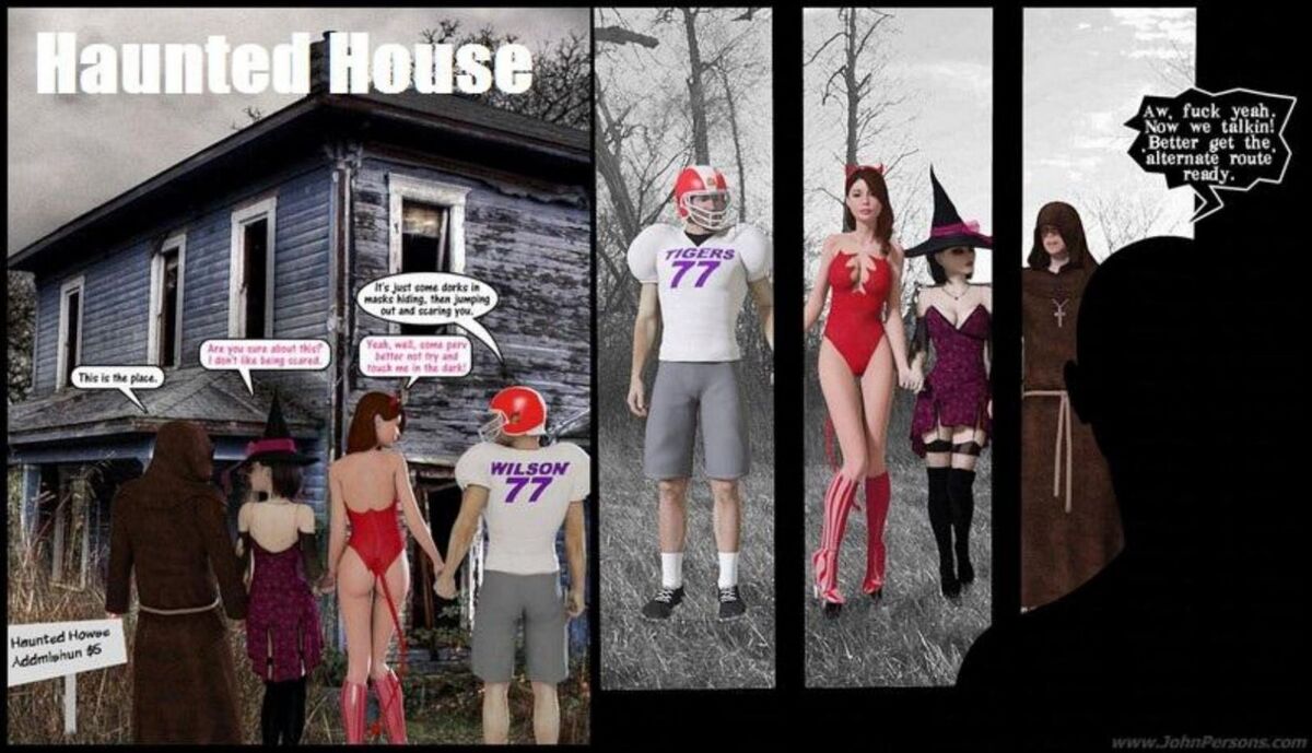 Haunted (Hentai Comic)