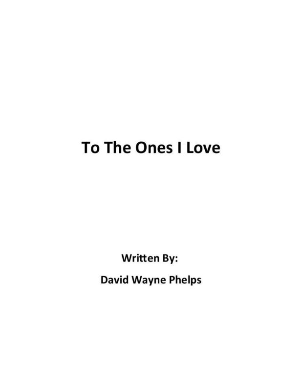 To The Ones I Love