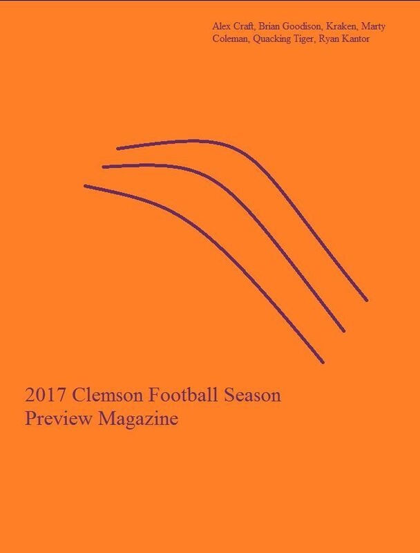 2017 Clemson Football Season Preview Magazine