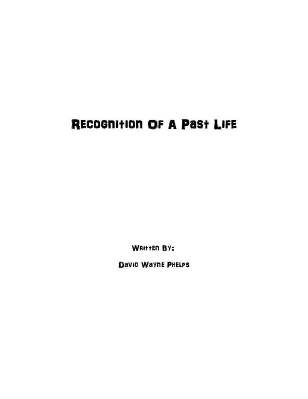 Recognition Of A Past Life