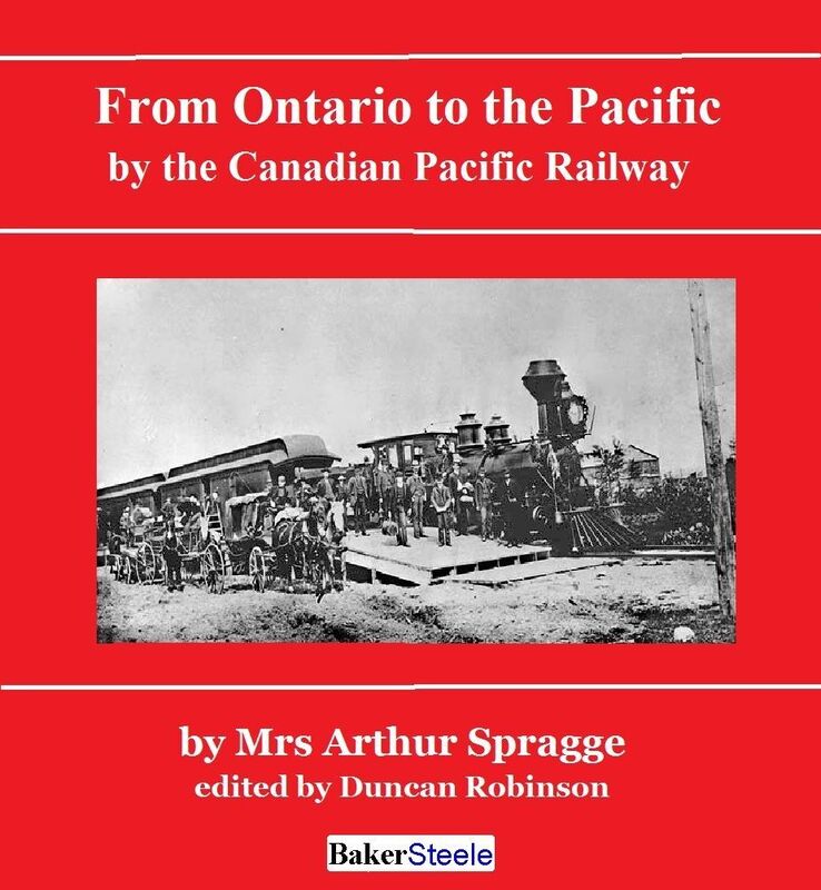 From Ontario to the Pacific by the Canadian Pacific Railway