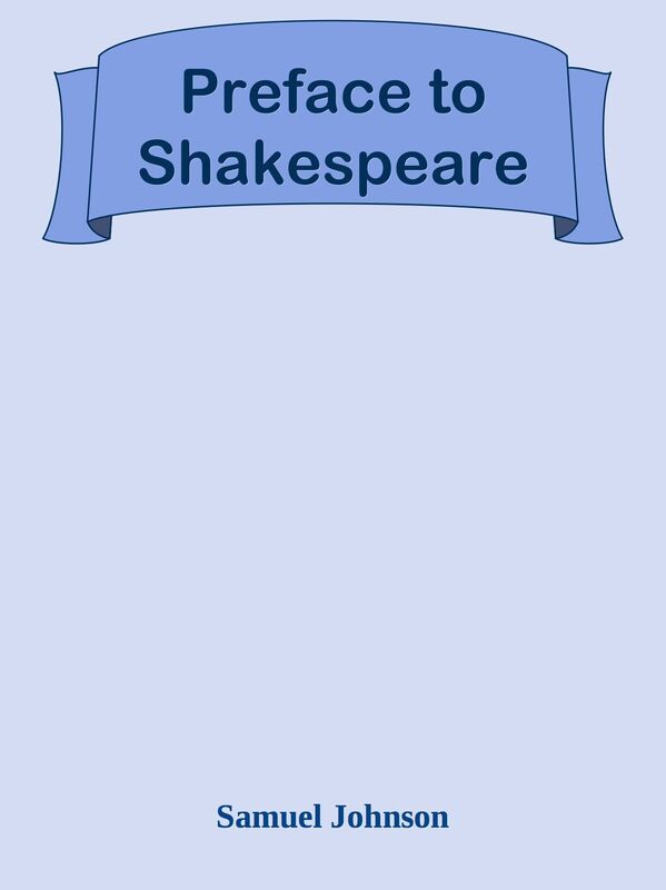 Preface to Shakespeare