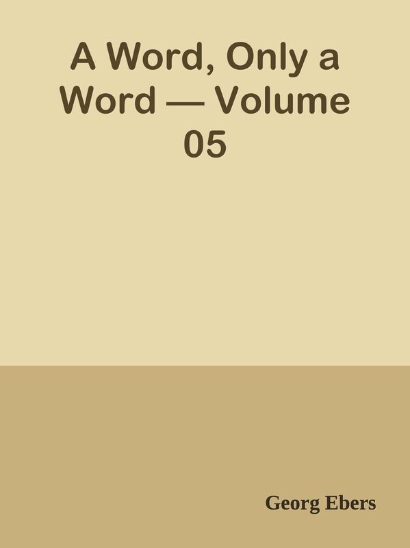 A Word, Only a Word Volume 05