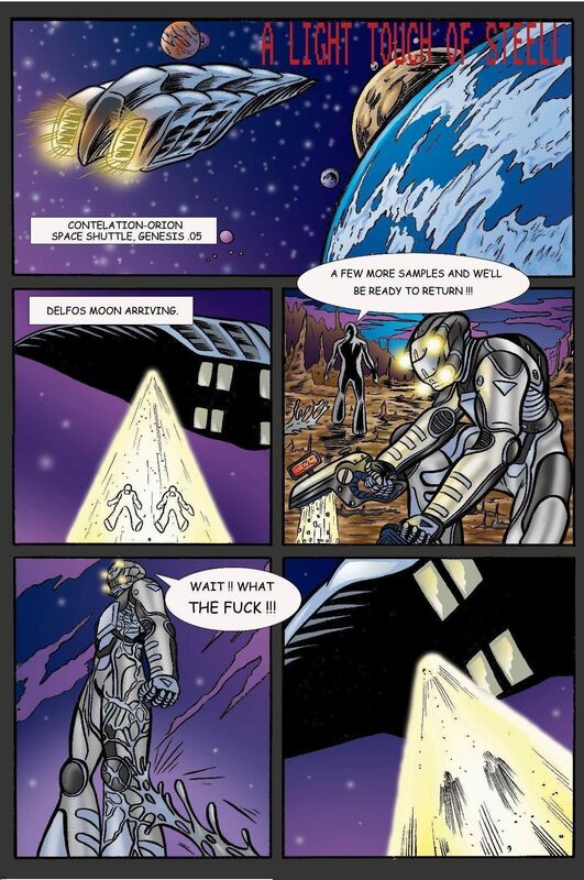 A Light Touch of Steel (Erotic Comic)