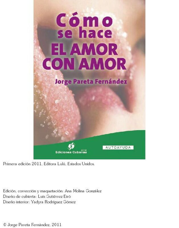 Como se hace el amor con amor