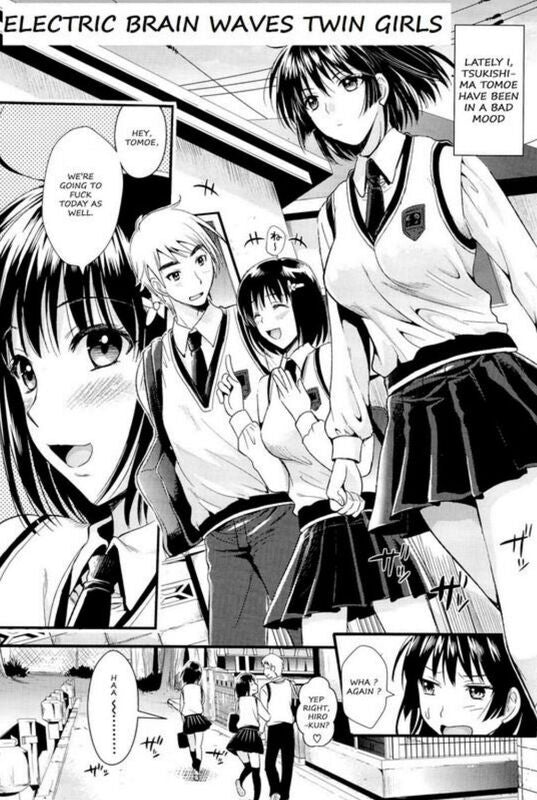 Electric Brain Waves Twin Girls - Hentai