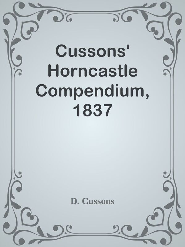 Cussons' Horncastle Compendium, 1837