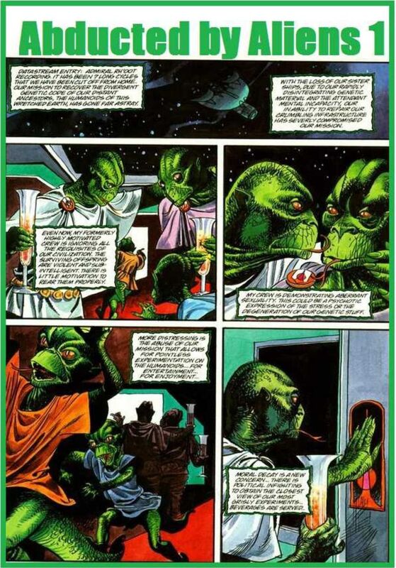 Abducted By Aliens # 01 (Erotic Comic)