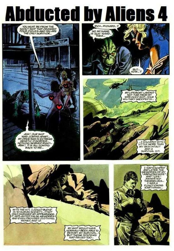 Abducted By Aliens # 04 (Erotic Comic)