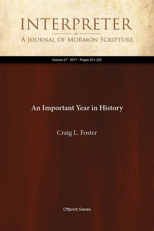 An Important Year in History