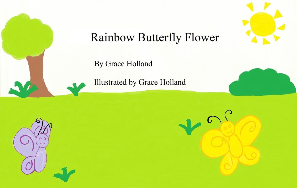 Butterfly Rainbow Flower Story