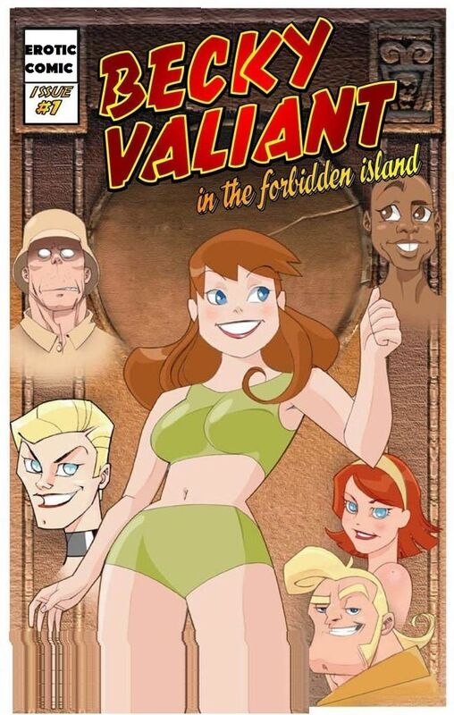 Becky Valient In the Forbbiden Island (Erotic Comic) # 01