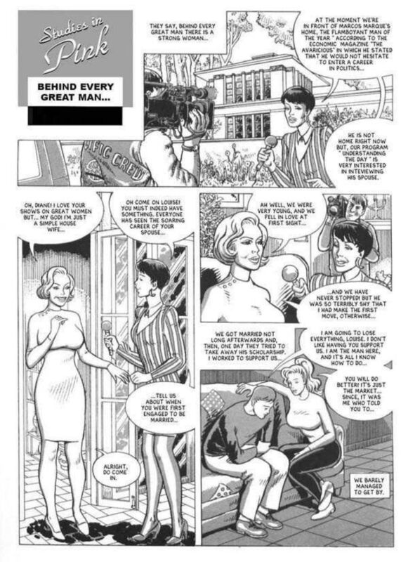 Behind Every Great Man (Erotic Comic)