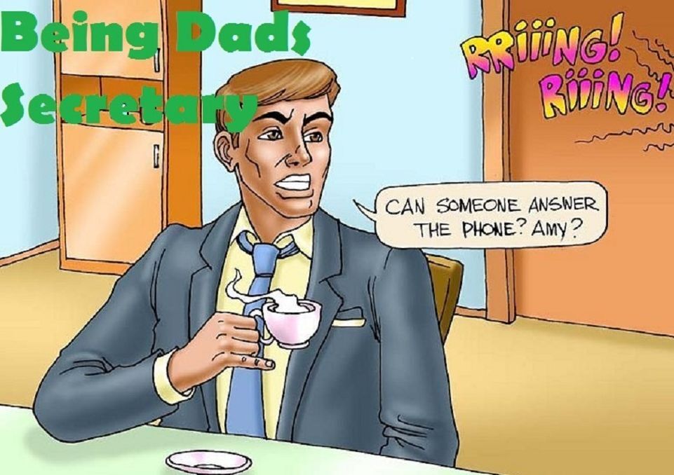 Being Dads Secretary (Erotic Comic)